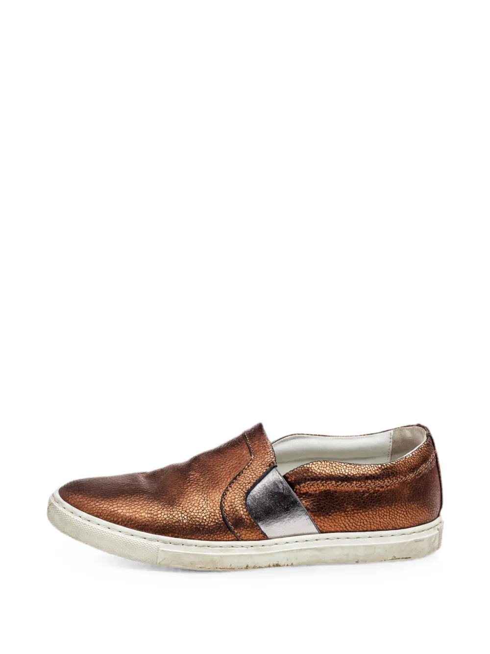 Lanvin Pre-Owned slip-on sneakers - Braun