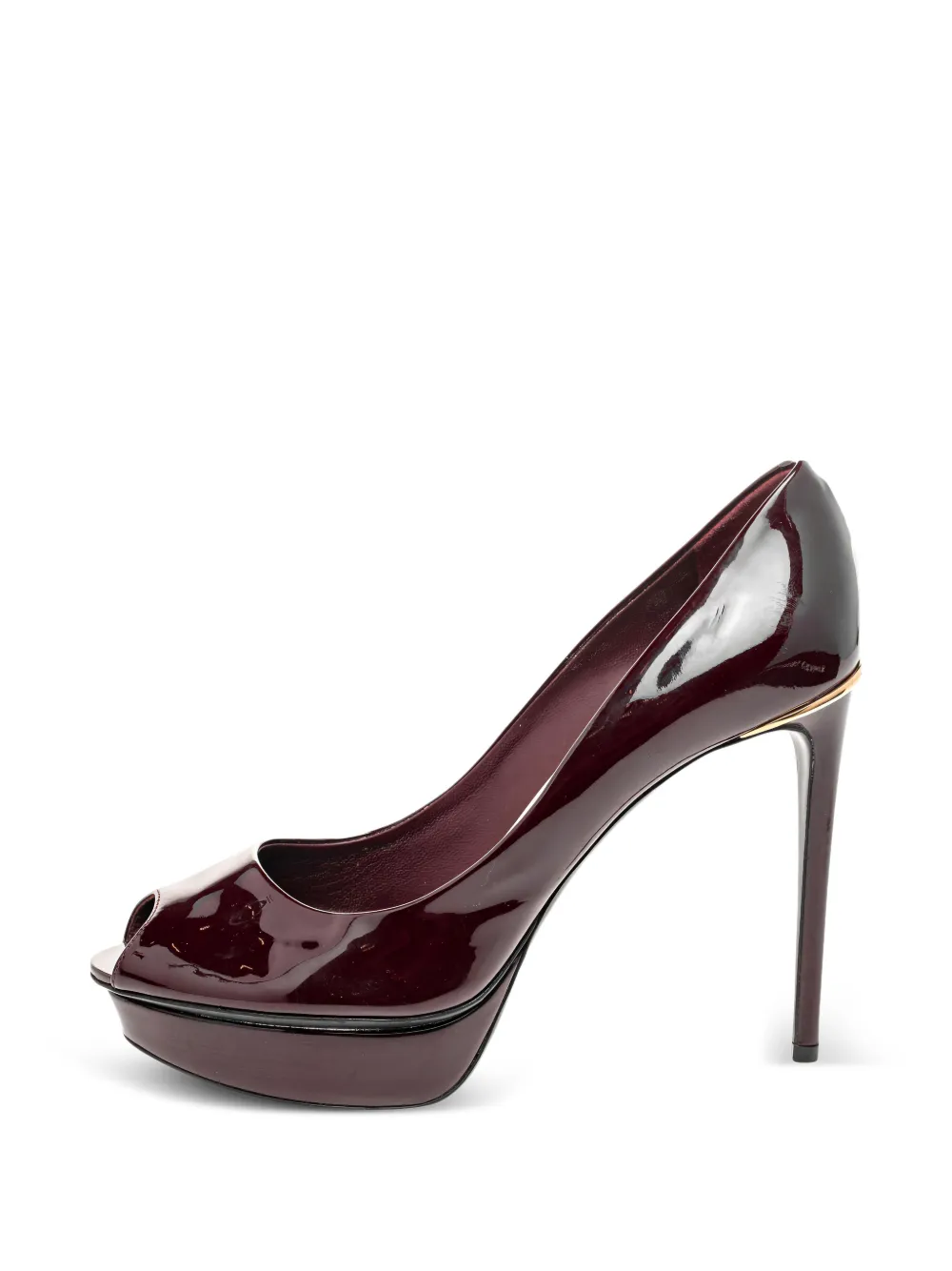 Louis Vuitton Pre-Owned Eyeline platform pumps - Rosso