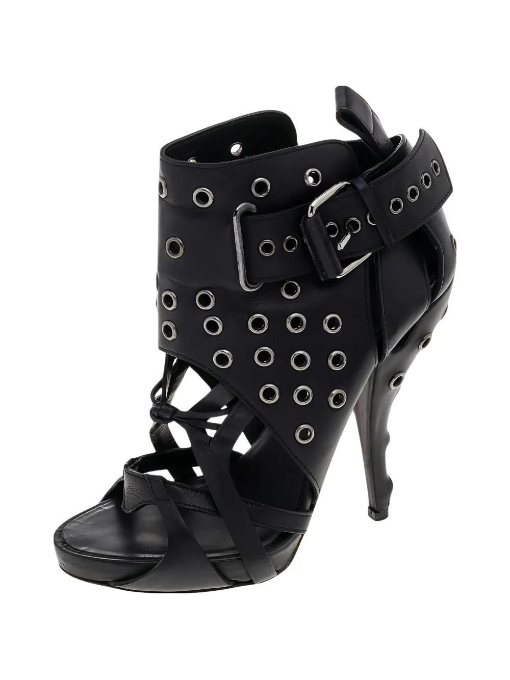 Givenchy Pre-Owned 130mm strappy ankle boots - Schwarz
