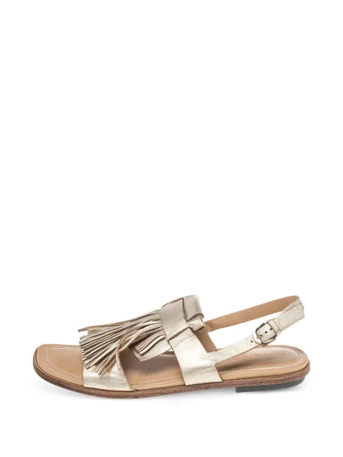 Tod's sandalias con tira trasera y flecos