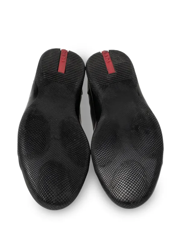 Prada Pre-Owned プラダ スポーツ レザースニーカー | ブラック