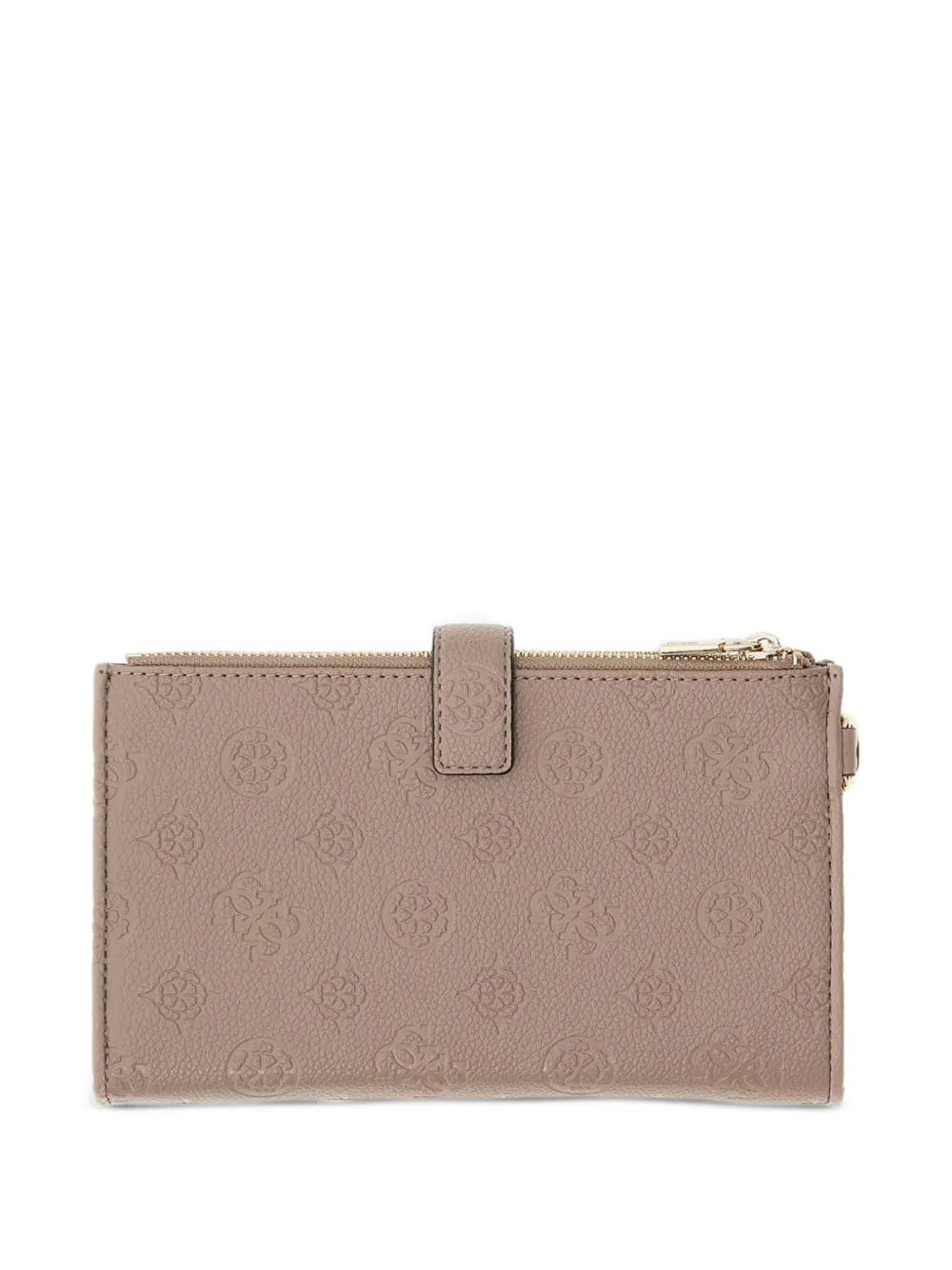GUESS USA Portemonnee met logo-reliëf Beige