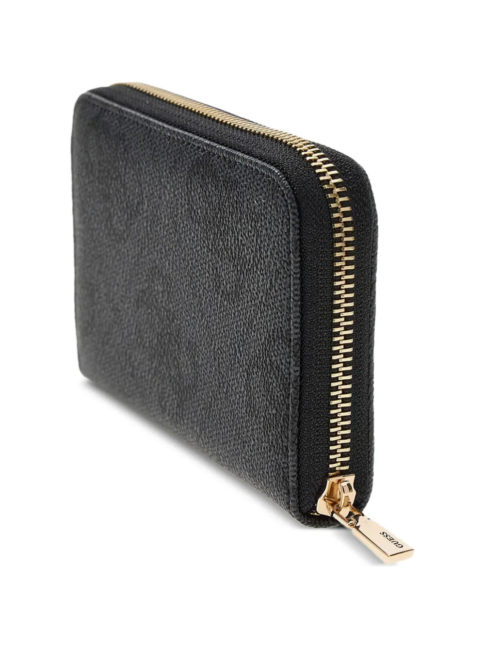 GUESS USA Horsebit portemonnee met monogram Zwart