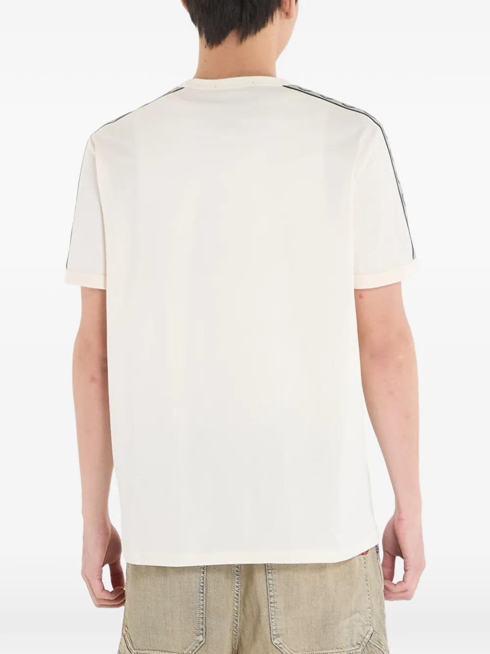 Fred Perry T-shirt met geborduurd logo Beige