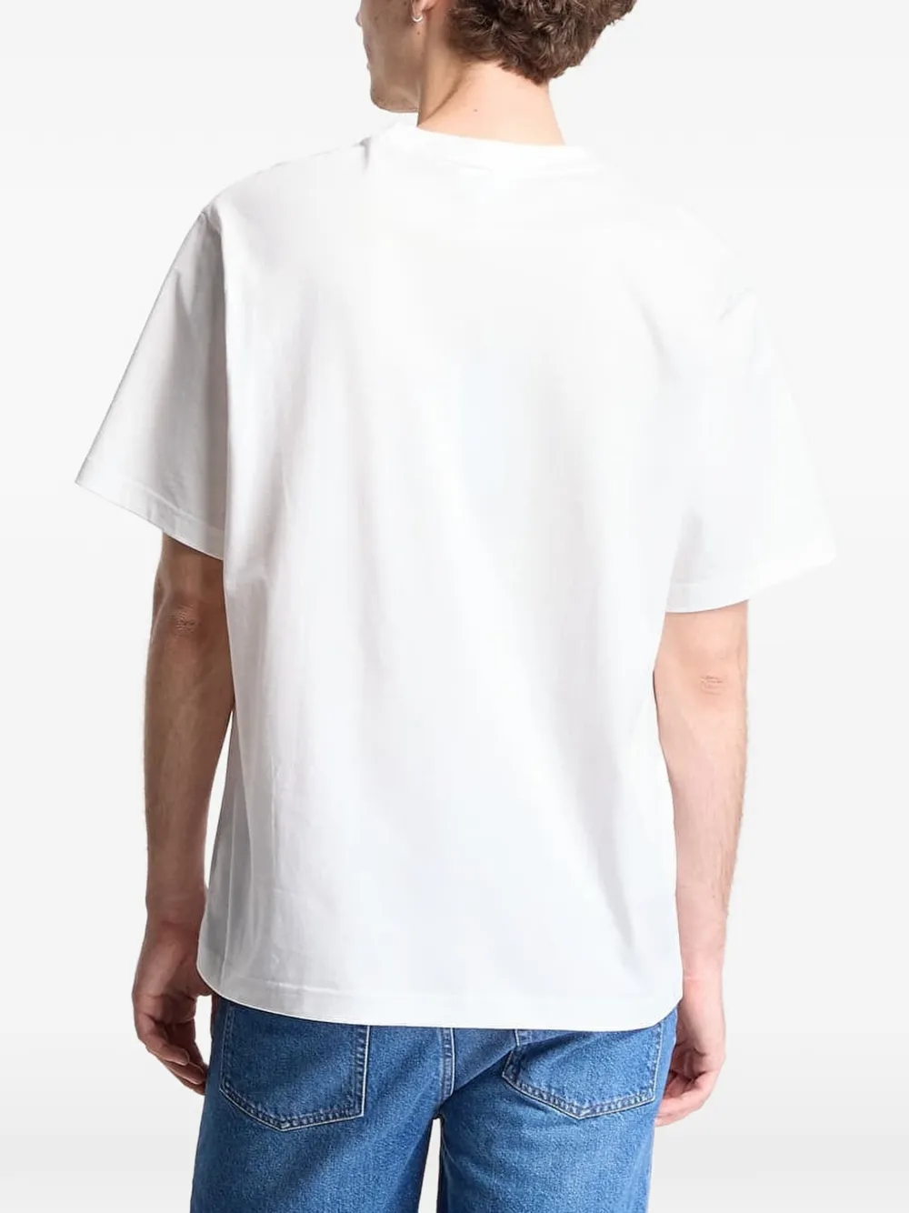 Lacoste T-shirt met logopatch Wit
