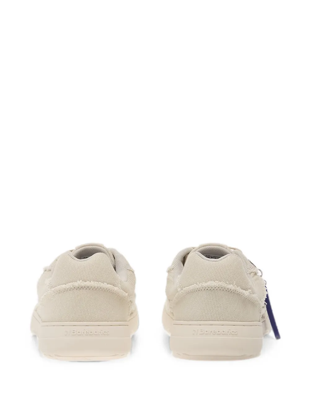 Be Lenka Zing Denim frayed-edge panelled sneakers Beige