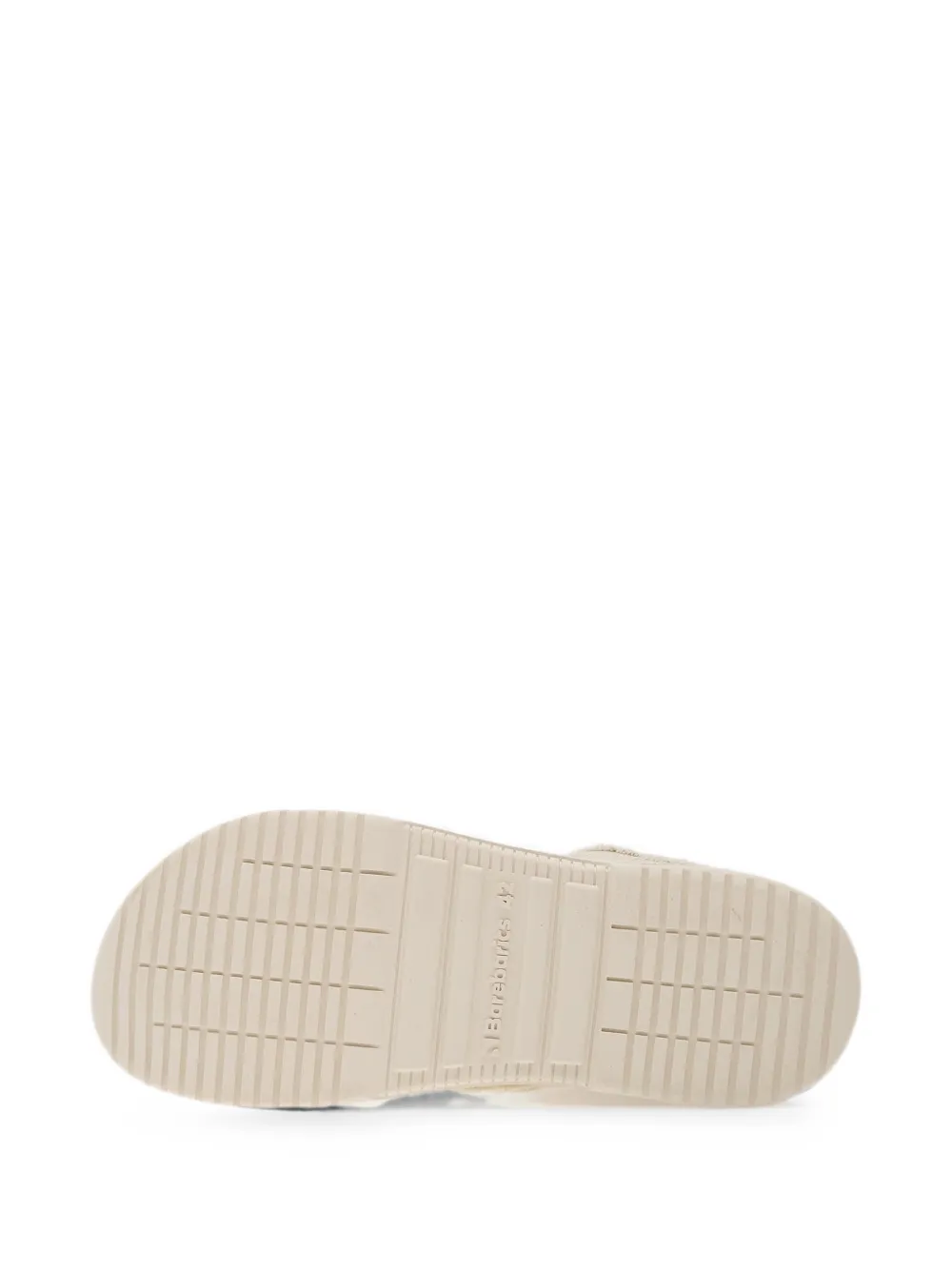 Be Lenka Zing Denim frayed-edge panelled sneakers Beige