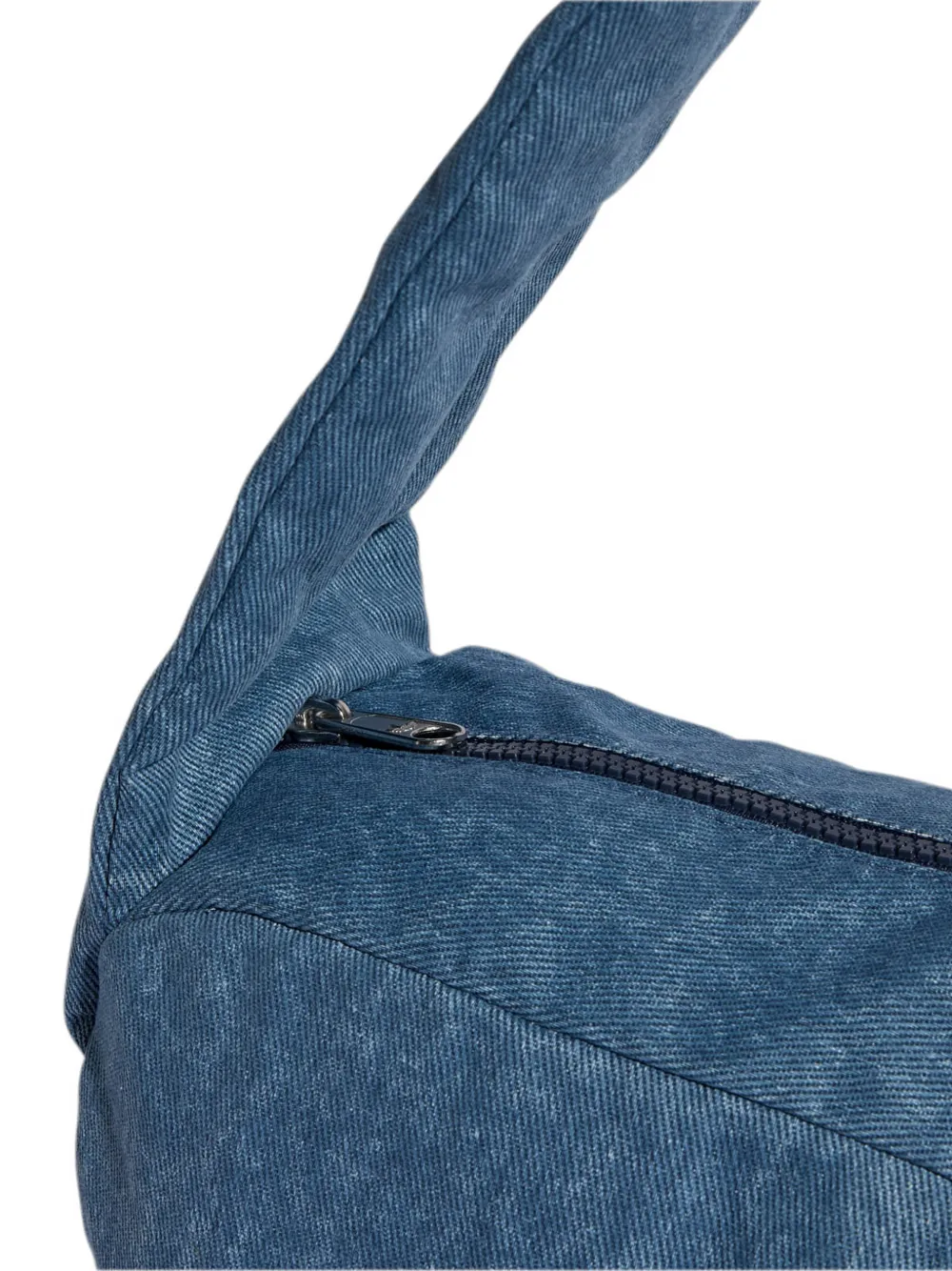 adidas Shopper schoudertas met gewassen effect en logoprint Blauw