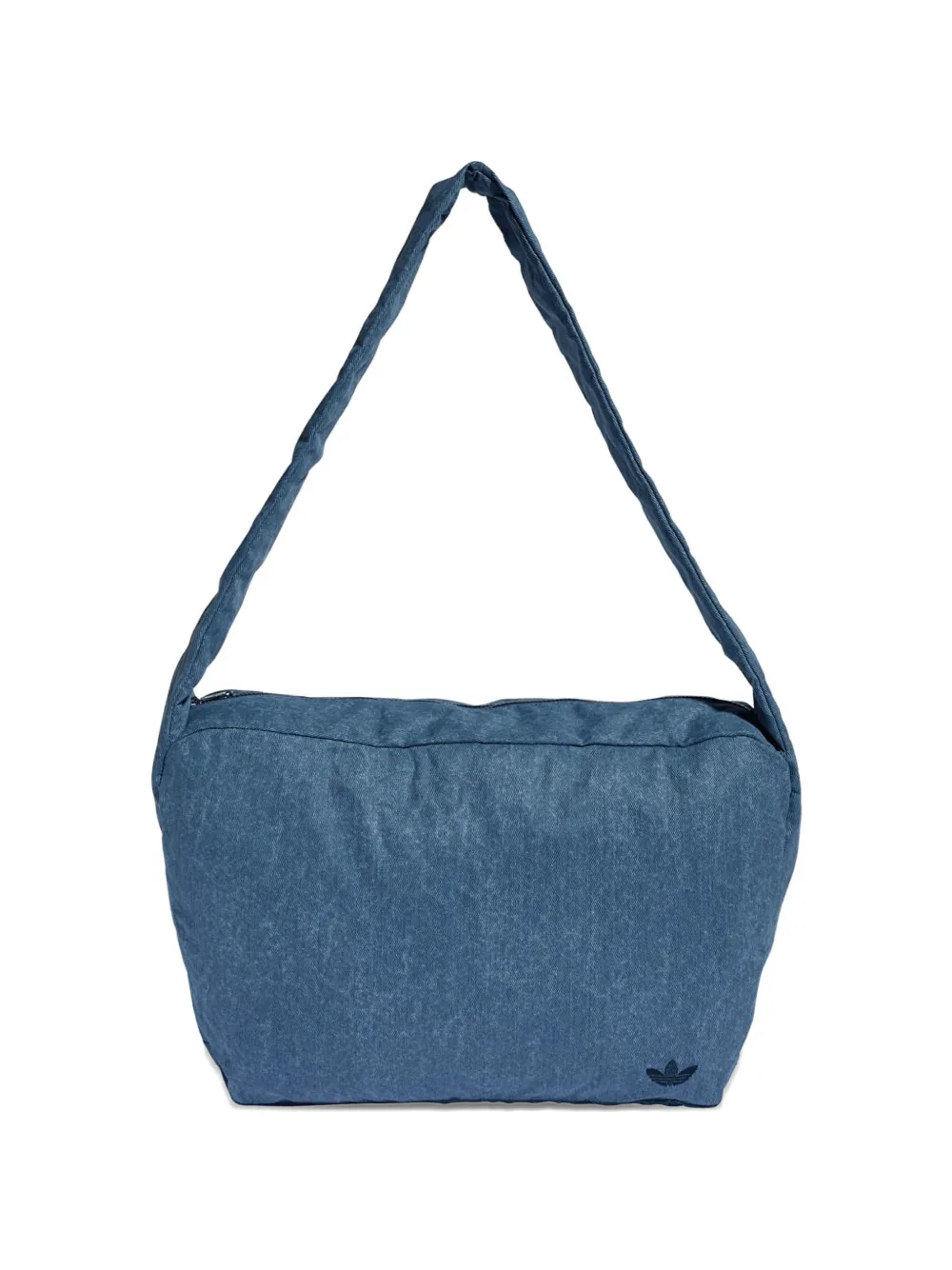 adidas Shopper schoudertas met gewassen effect en logoprint Blauw