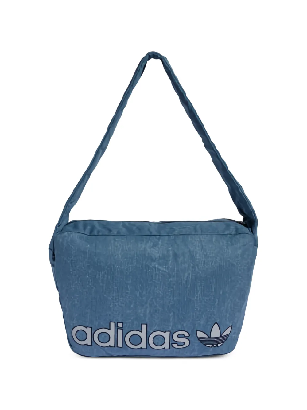 adidas Shopper Washed Effect logo-print shoulder bag
