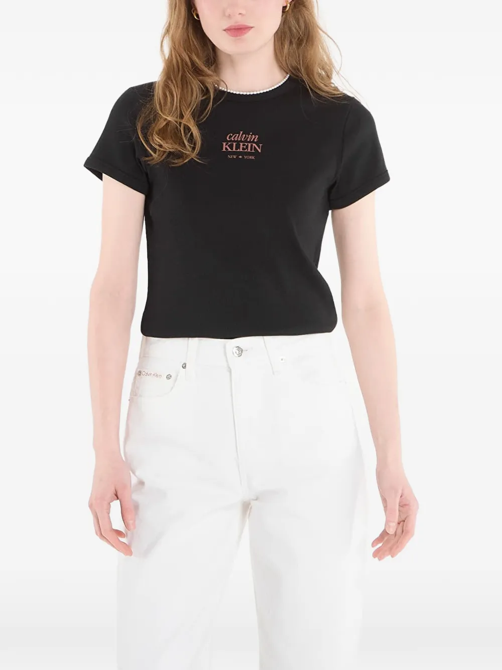 Calvin Klein logo-print T-shirt - Nero
