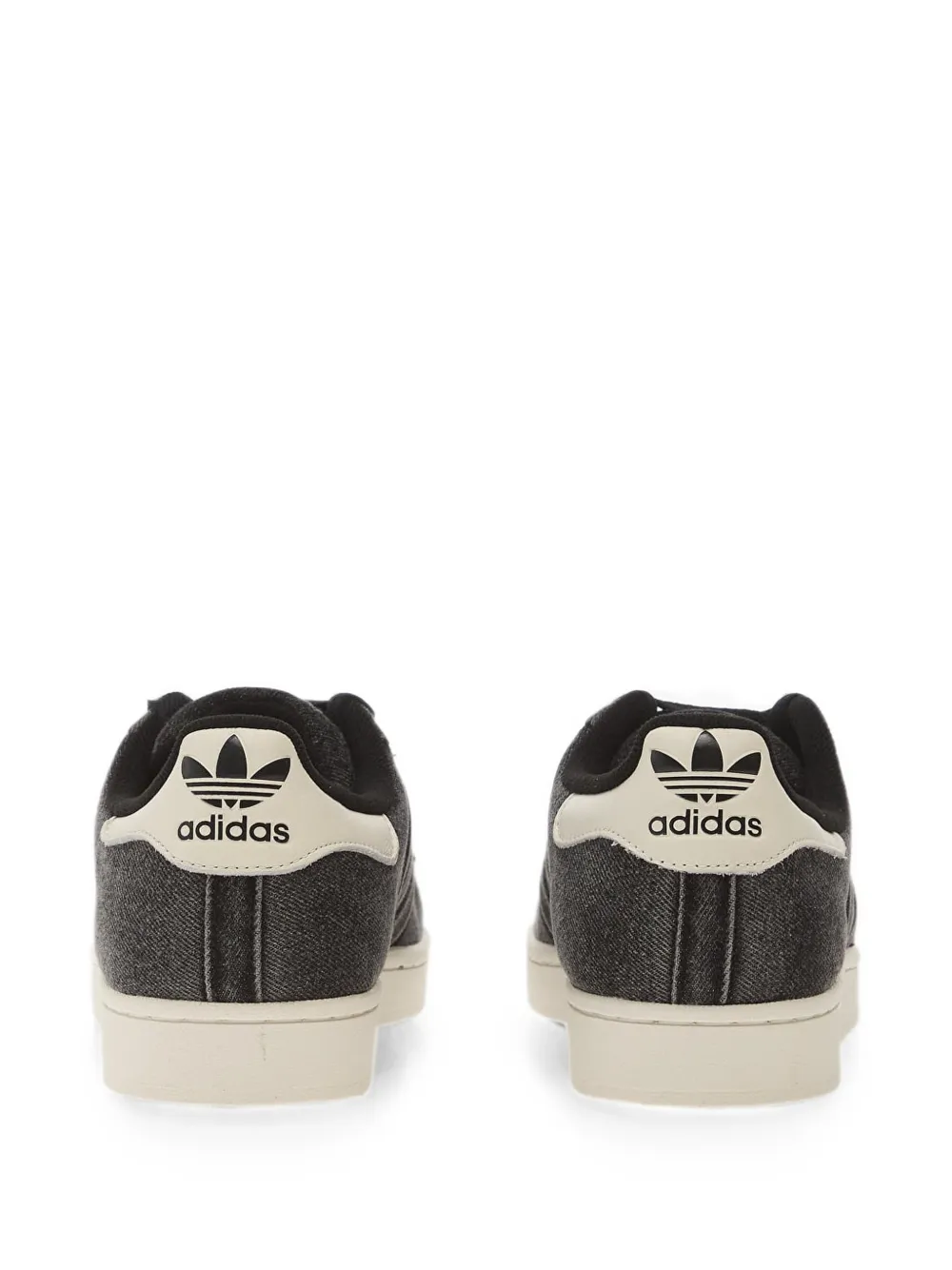 adidas Superstar II denim sneakers Zwart