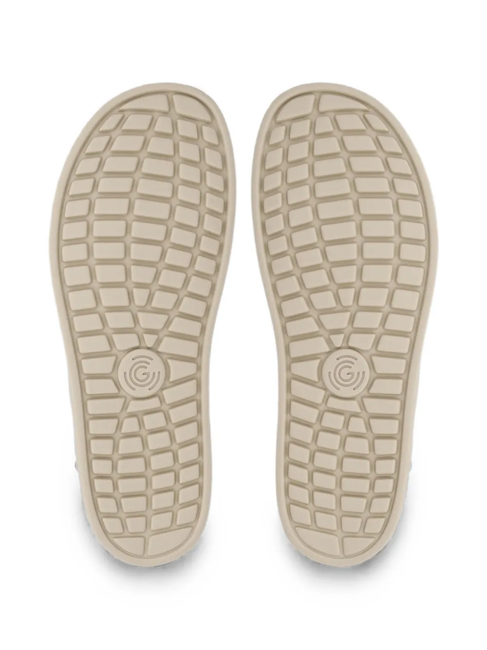 GROUNDS Groundies sneakers met suède vlakken Bruin