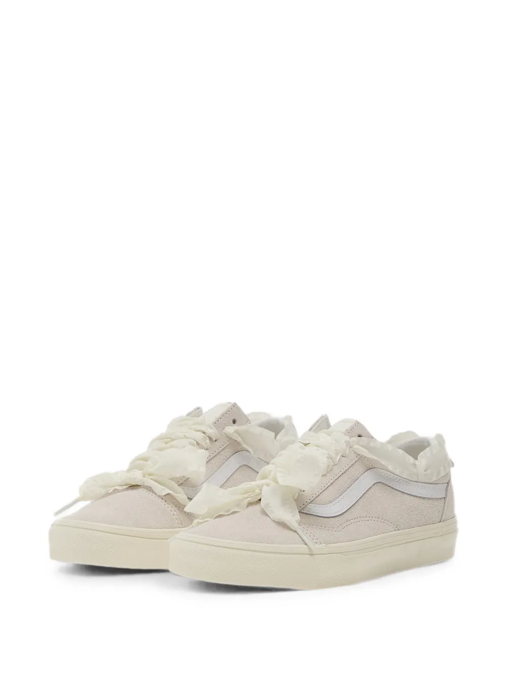 Vans Old Skool sneakers met ruches Wit