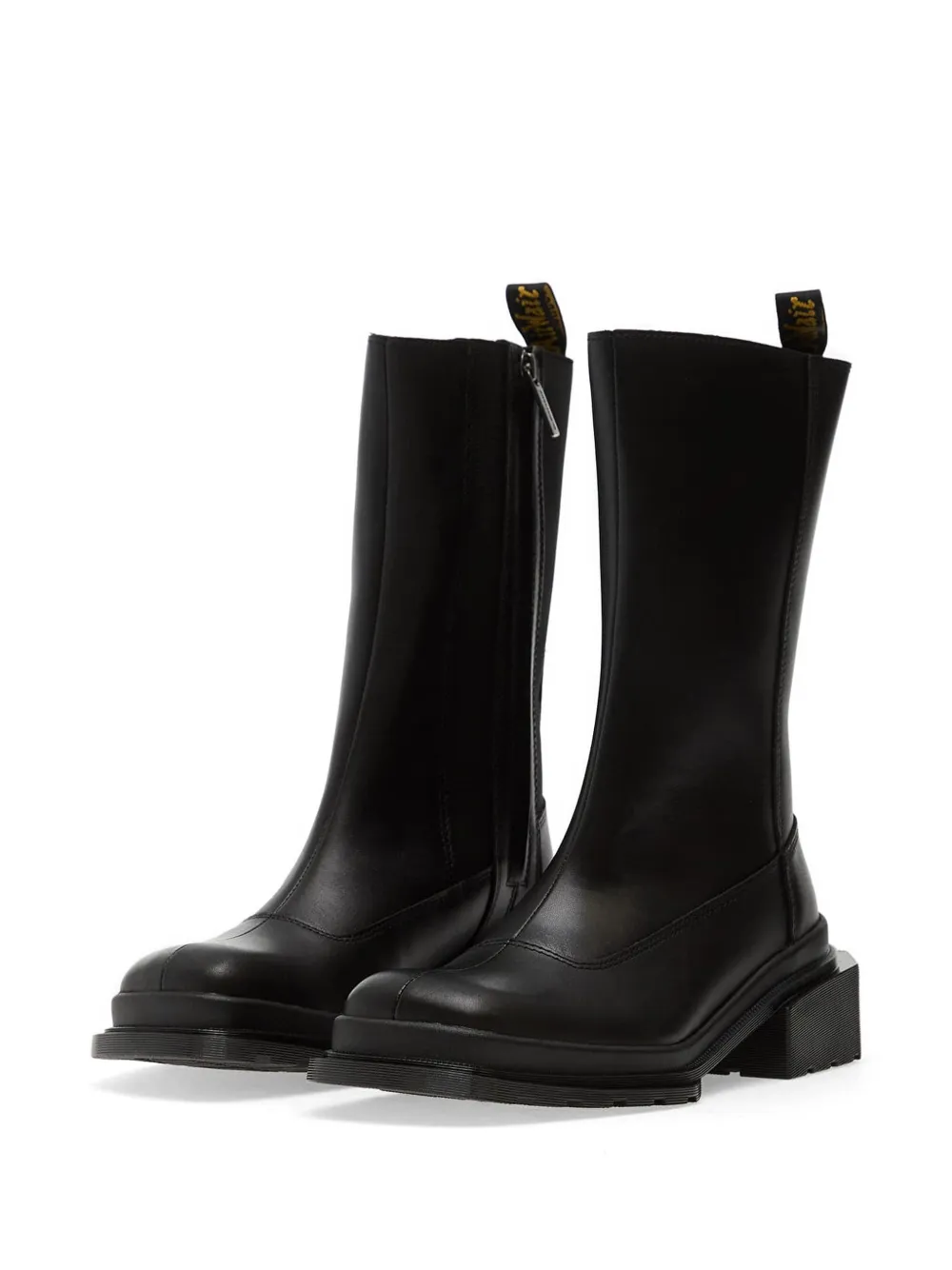 Dr Martens Laarzen met vierkante neus Zwart