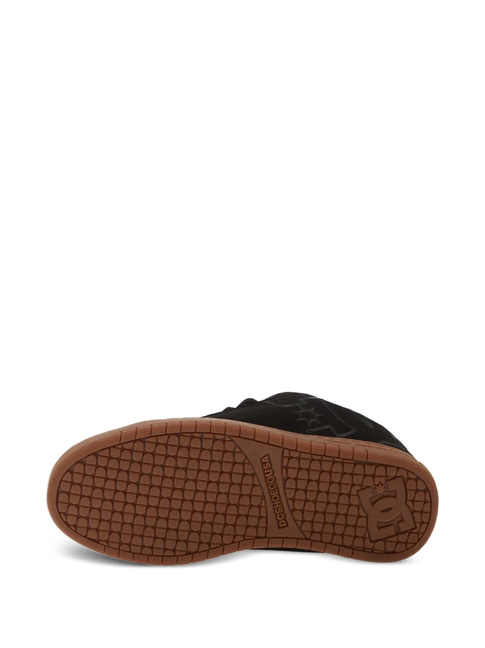 DC Shoes Sneakers met logo-reliëf en gum zool Zwart