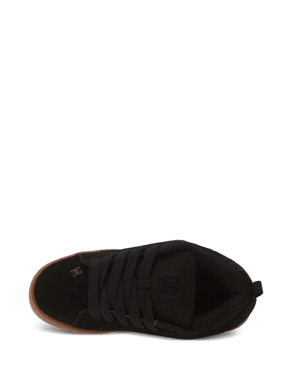 DC Shoes Sneakers met logo-reliëf en gum zool Zwart
