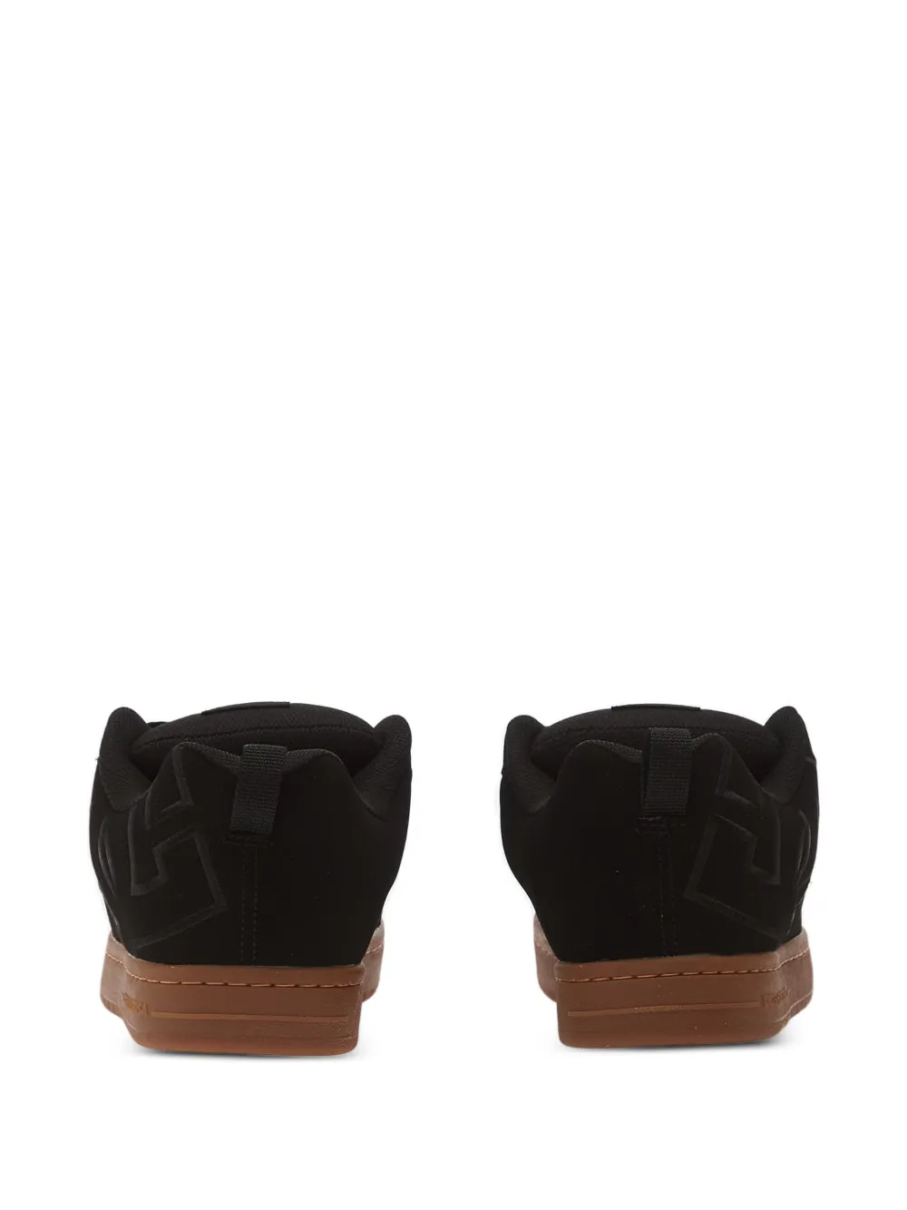 DC Shoes Sneakers met logo-reliëf en gum zool Zwart