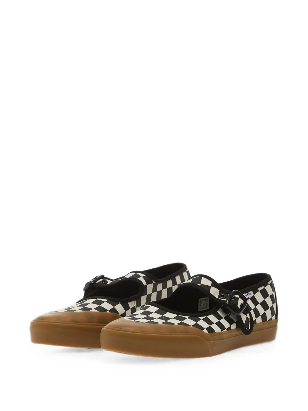 Vans Geruite sneakers met gespsluiting Zwart