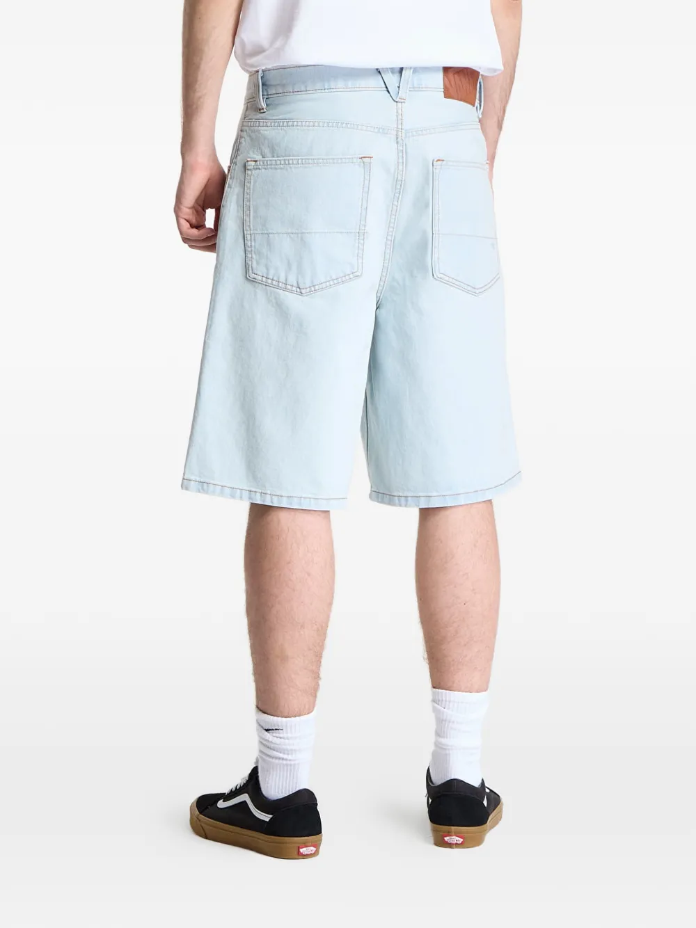  Vans Pantalones Vaqueros Cortos Con Efecto Lavado - Azul 