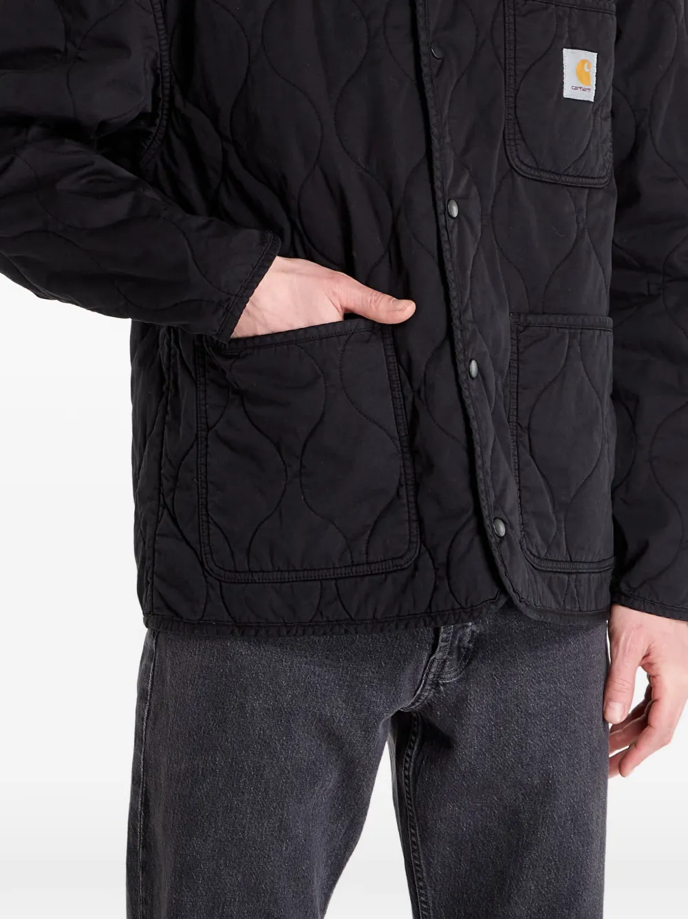 Carhartt WIP Skyton Liner gewatteerd jack Zwart