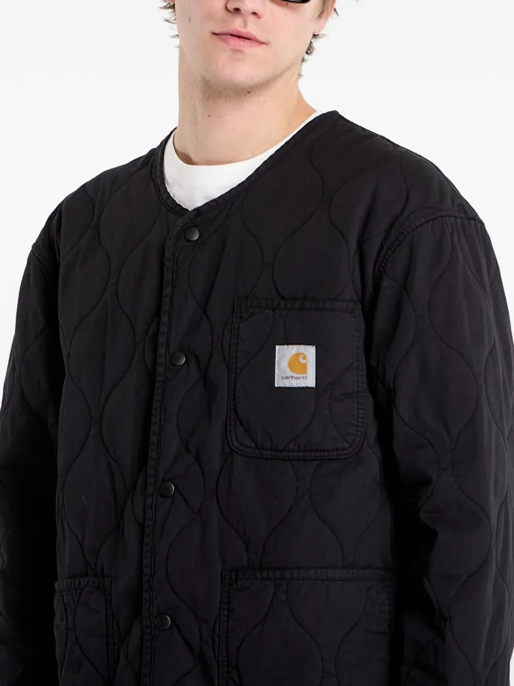 Carhartt WIP Skyton Liner gewatteerd jack Zwart