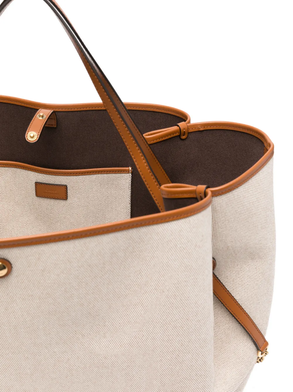 Chloé Grote Clover shopper Beige