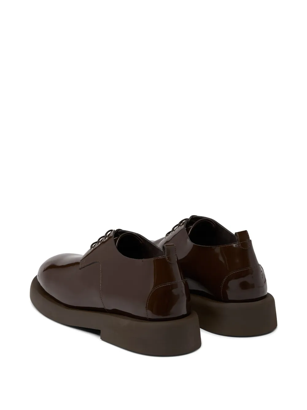Marsèll Gommello patent-finish derby shoes Bruin