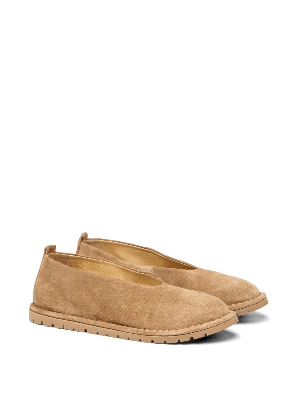 Marsèll Sancrispa suede ballet flats Bruin
