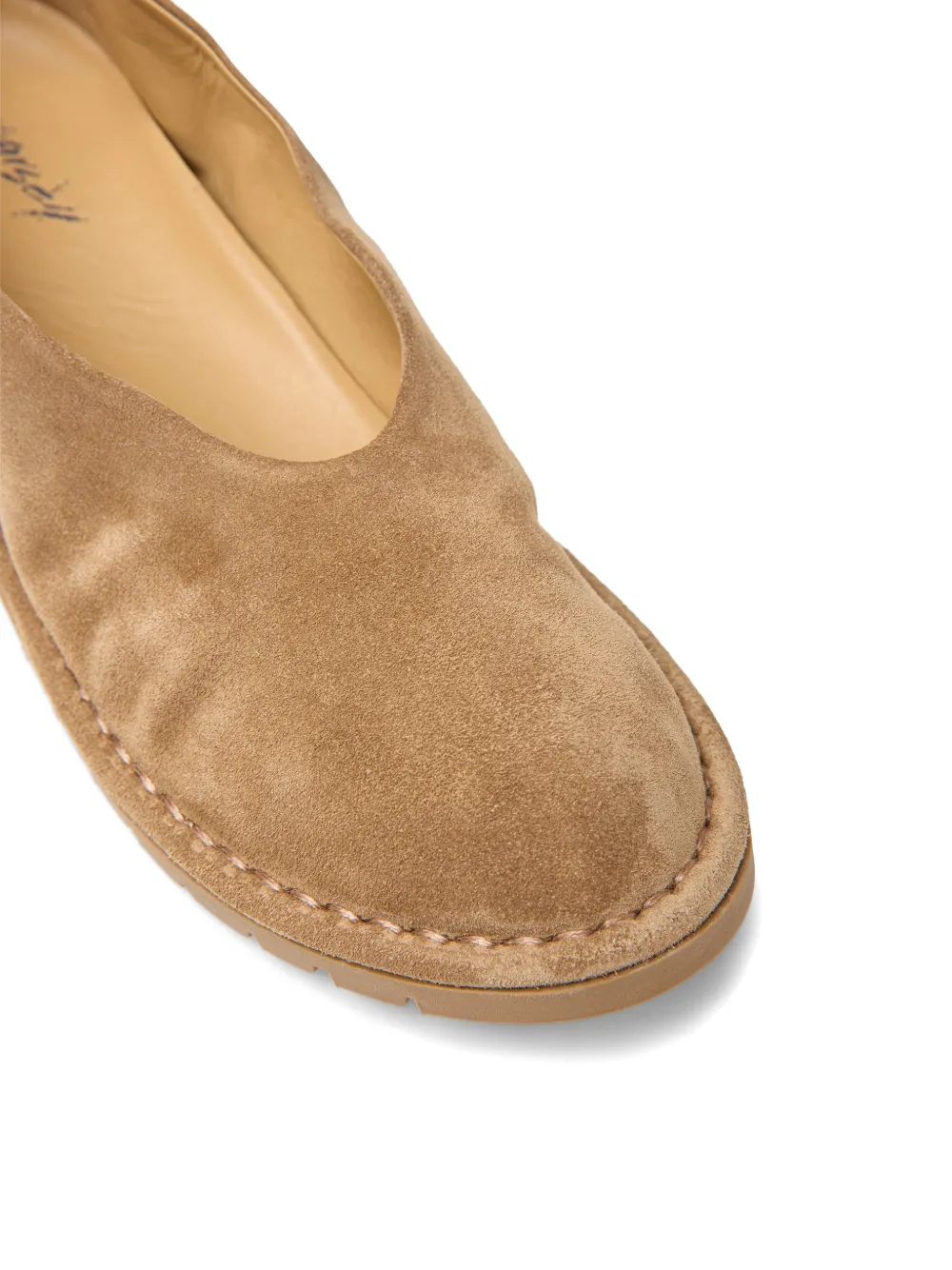 Marsèll Sancrispa suede ballet flats Bruin