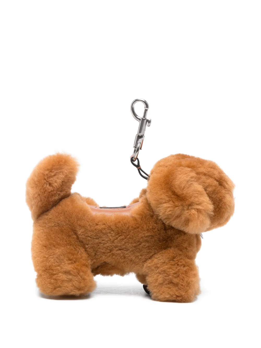 Anya Hindmarch Lammy sleutelhanger Bruin