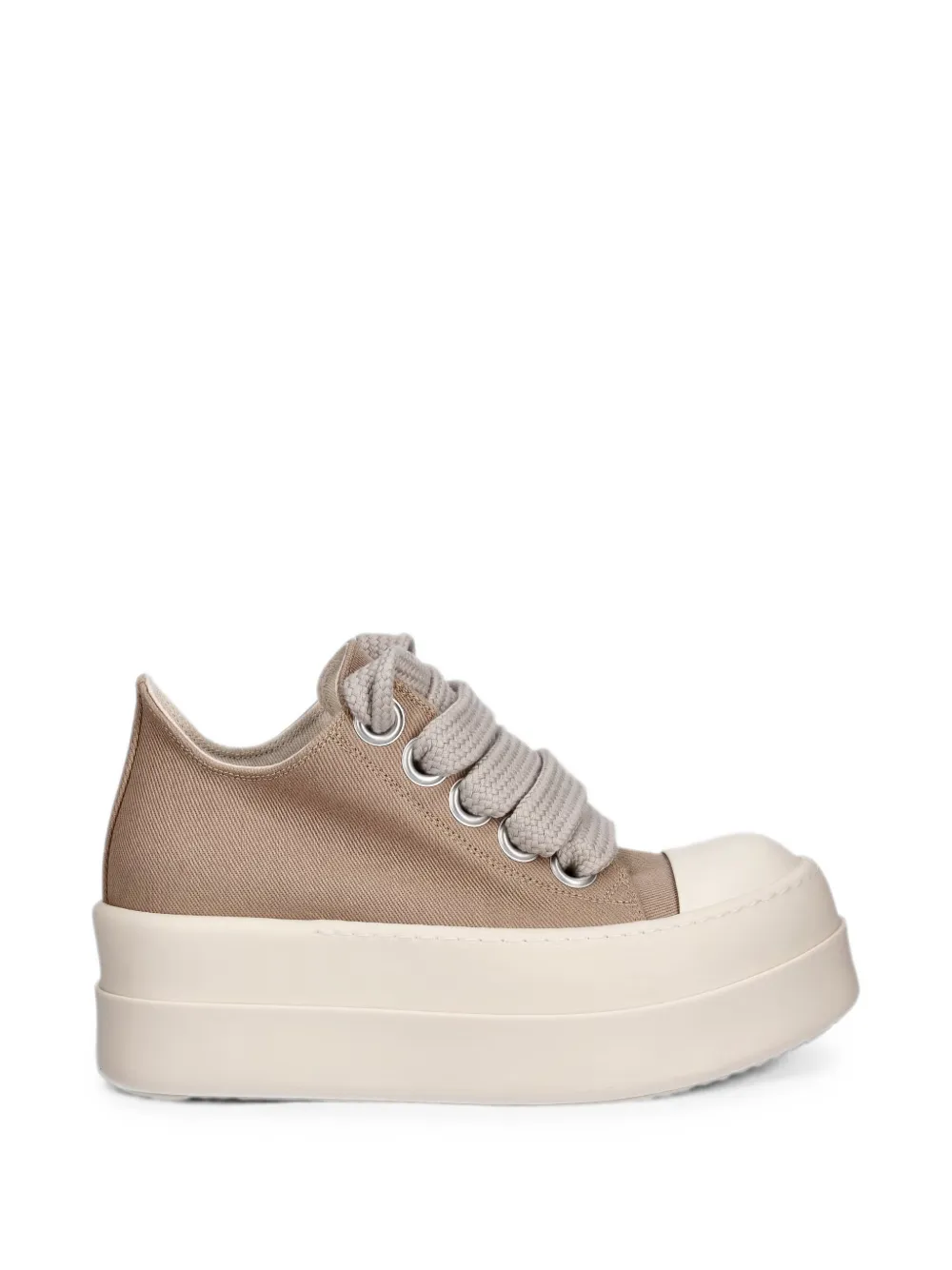 Rick Owens DRKSHDW chunky-sole lace-up sneakers - Nude