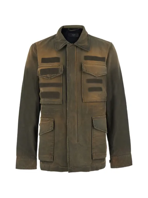 AMIRI faded multi-pocket cotton jacket