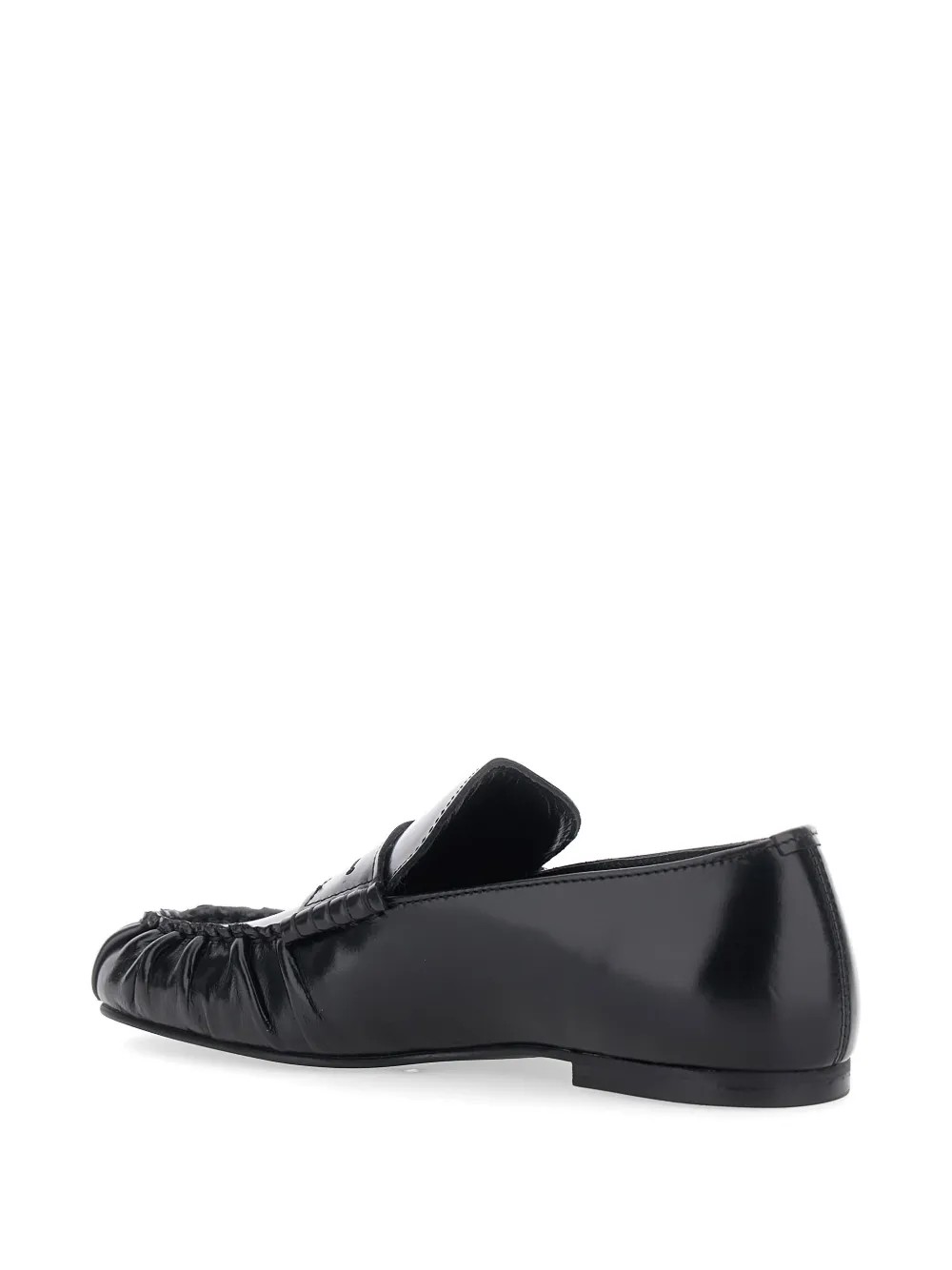 ALOHAS Aven leather loafers Zwart