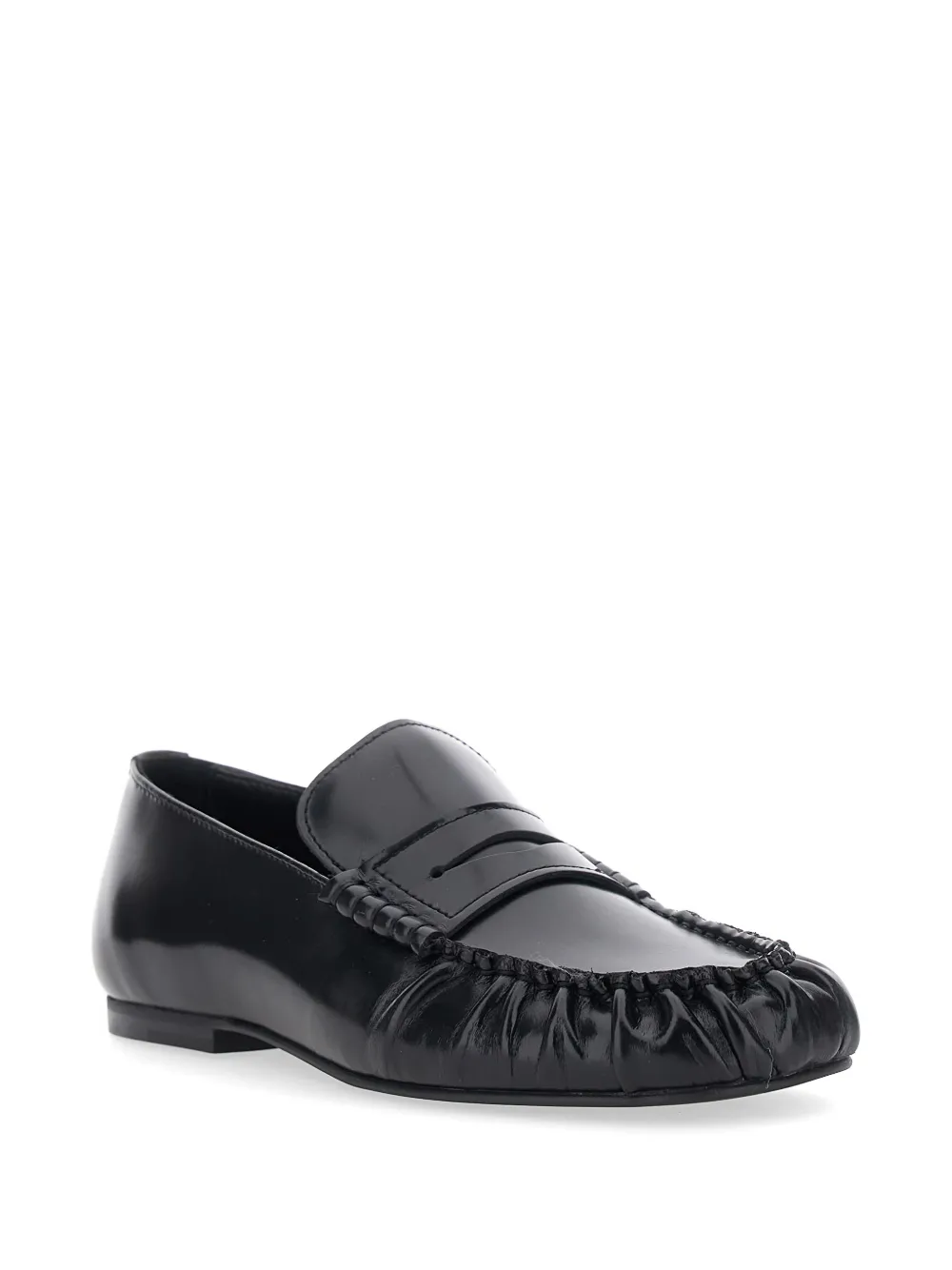 ALOHAS Aven leather loafers Zwart