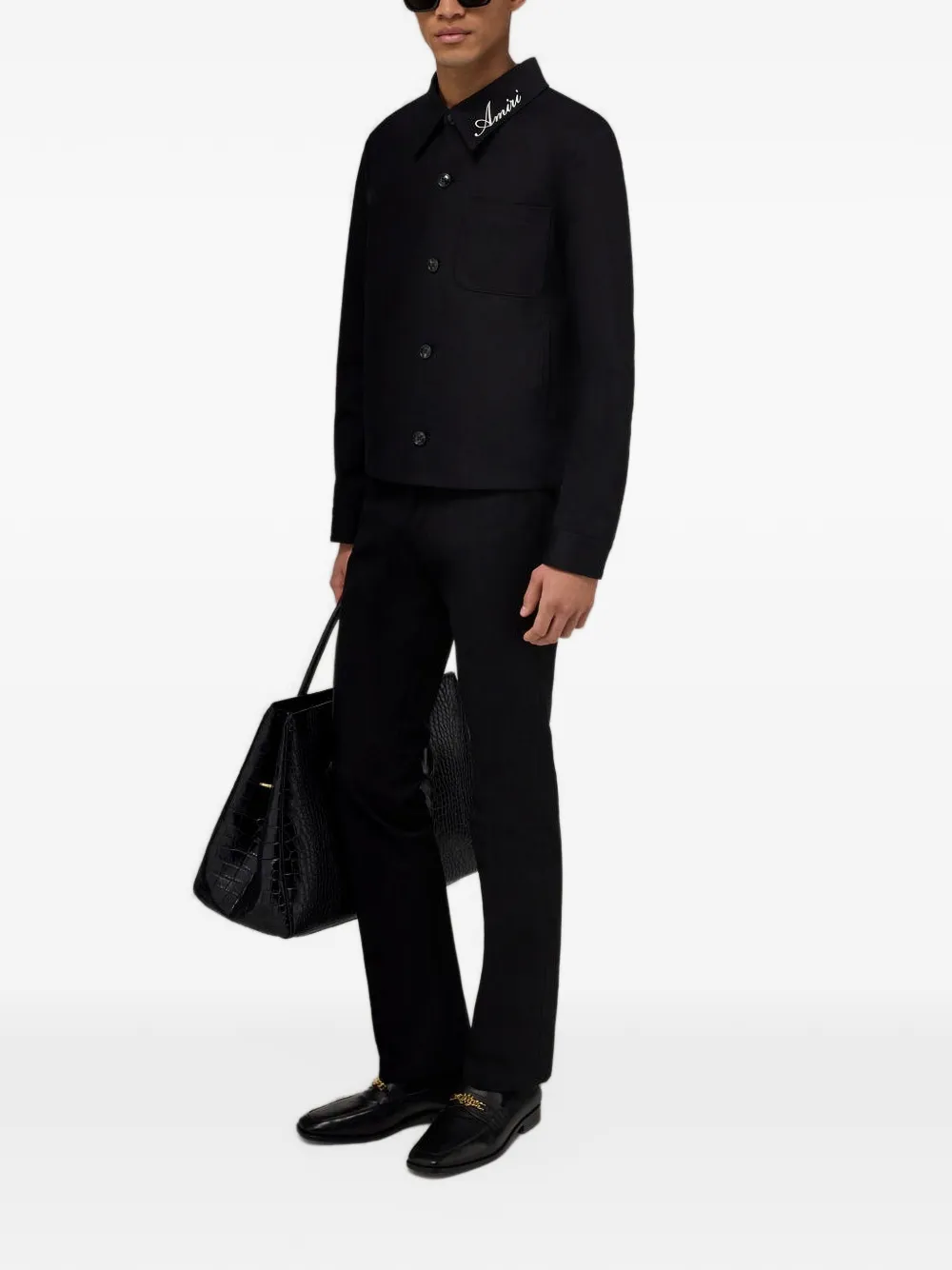 AMIRI Jack met geborduurd logo Zwart