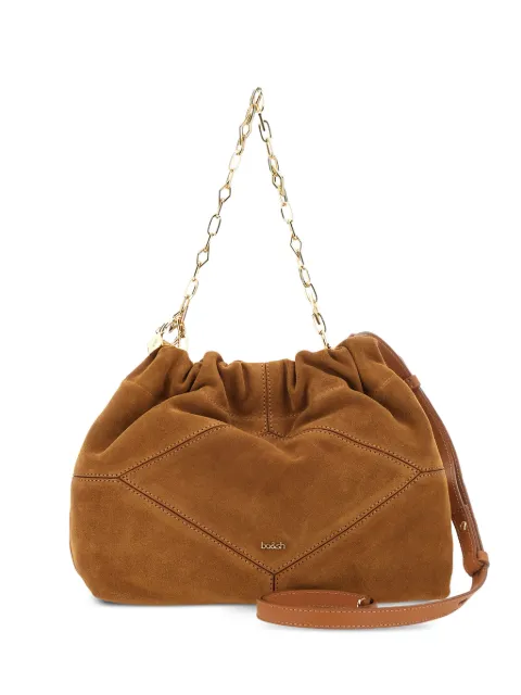 Ba&Sh June ruched chain-link mini shoulder bag