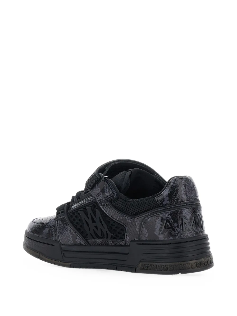 AMIRI MA Skyline sneakers met python-reliëf Zwart