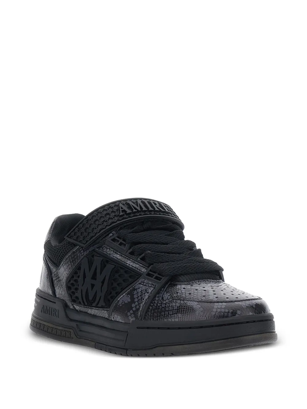 AMIRI MA Skyline sneakers met python-reliëf Zwart