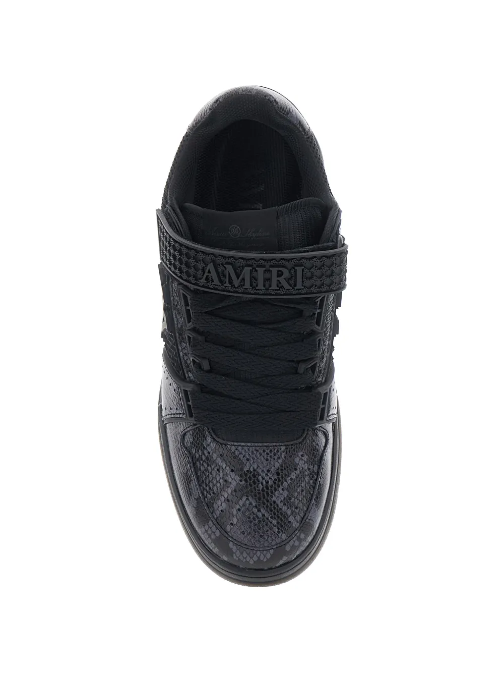 AMIRI MA Skyline sneakers met python-reliëf Zwart