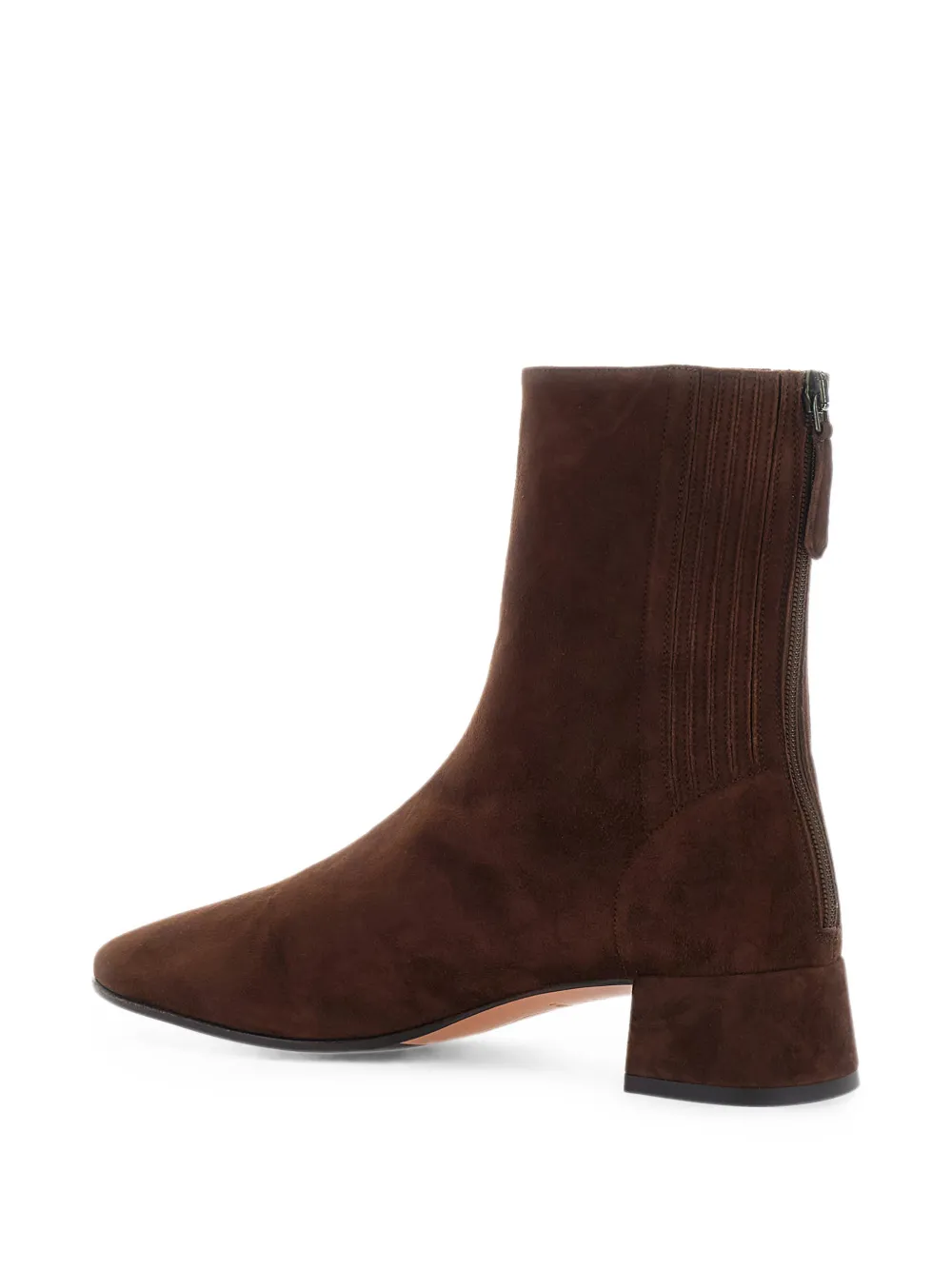 Aquazzura Saint Honore almond-toe ankle boots Bruin