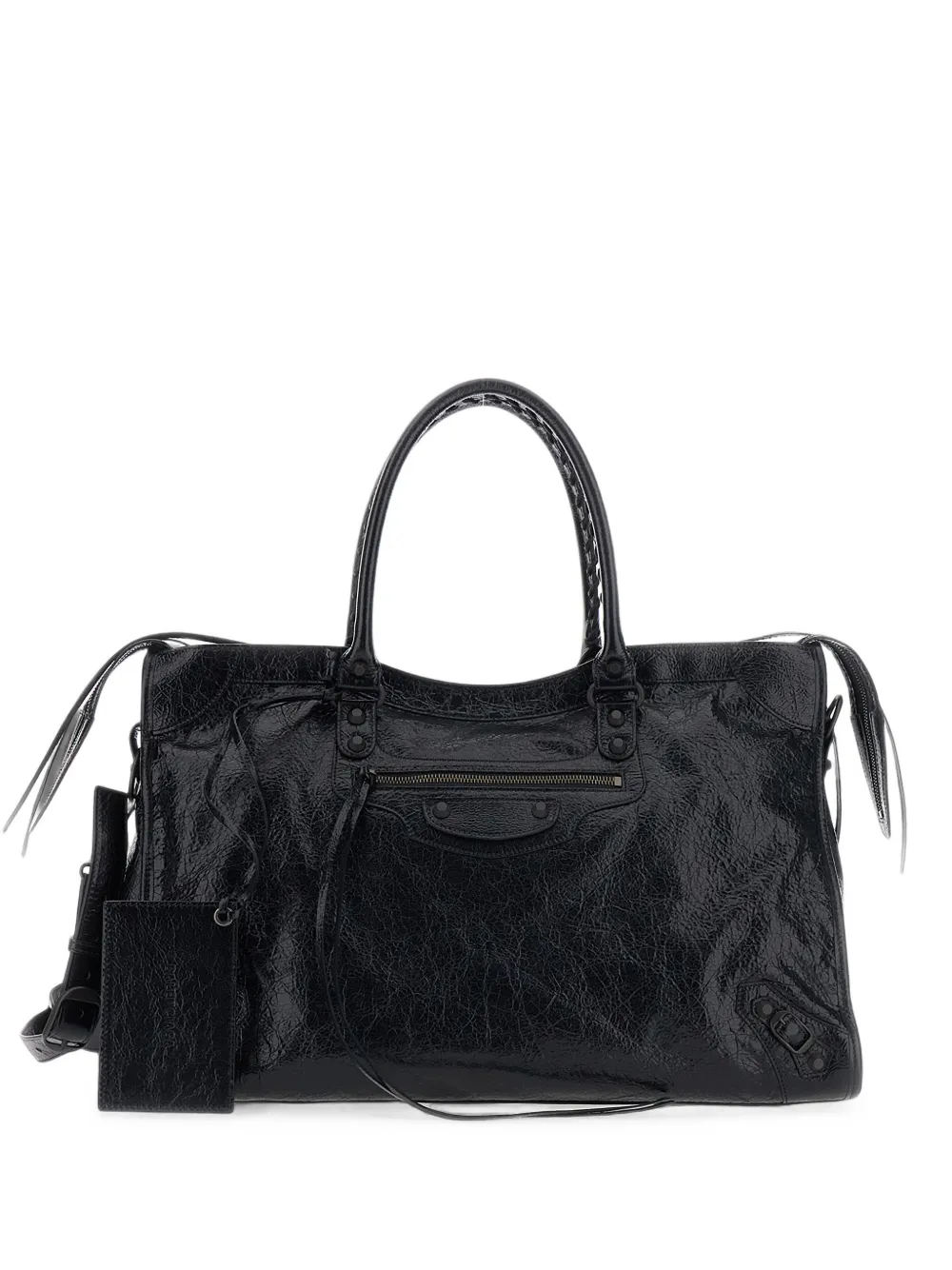 Balenciaga large Le City leather tote bag - Nero