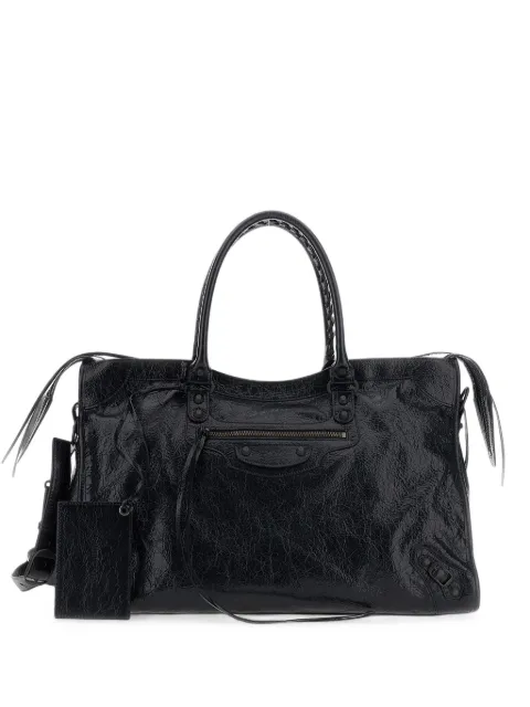 Balenciaga large Le City leather tote bag