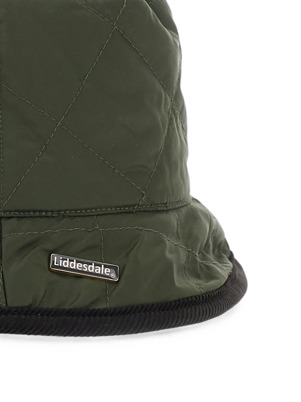 Barbour Liddesdale quilted bucket hat Groen