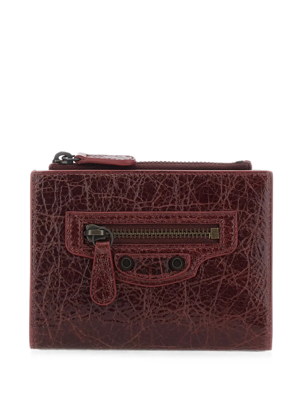 Balenciaga Le City bifold wallet in berry red - Rot
