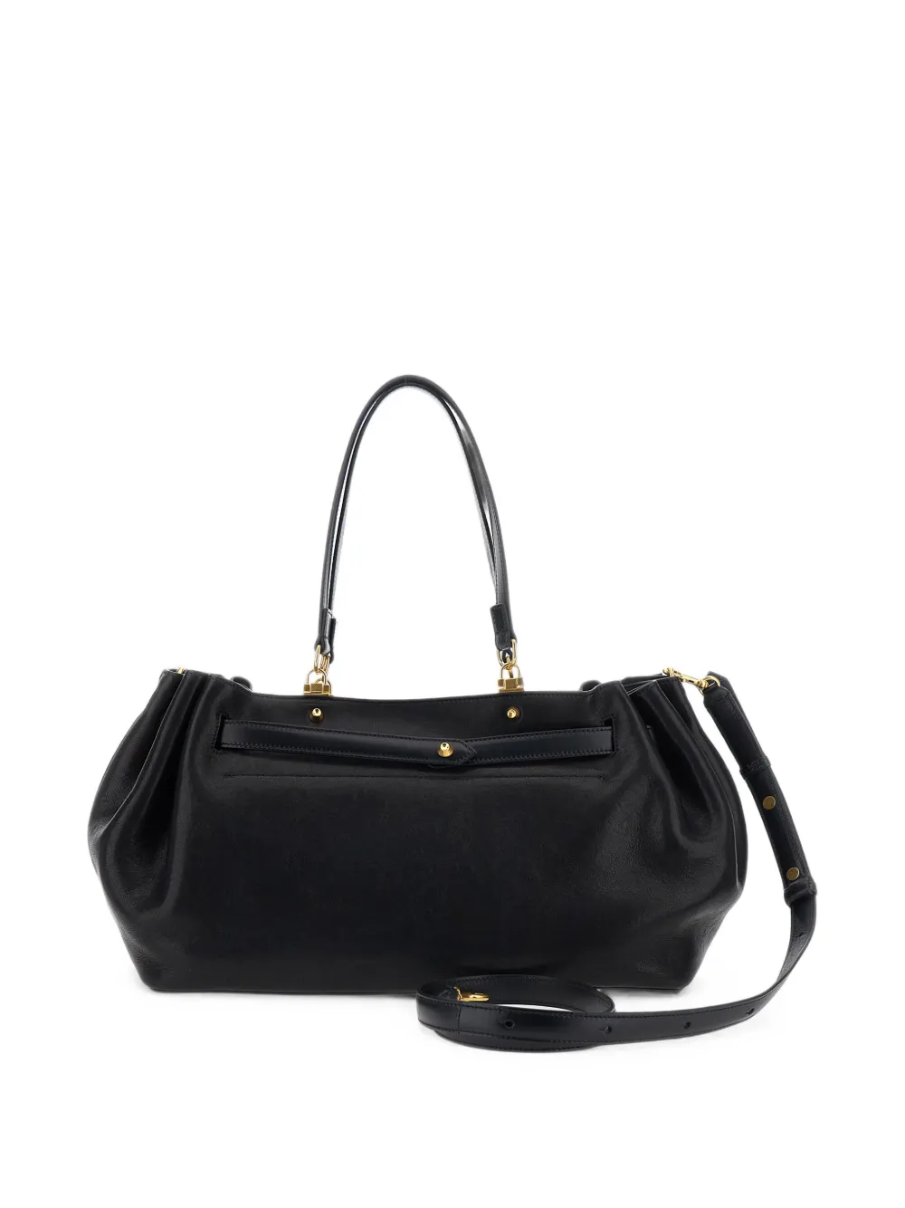 Balenciaga Fan Carry All bag medium in black Zwart