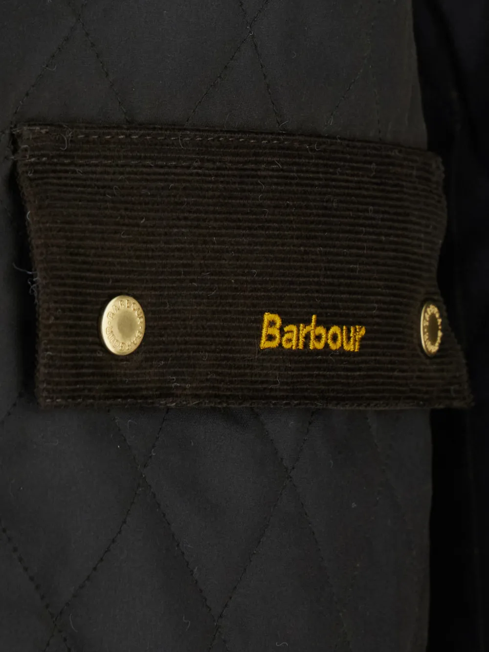 Barbour Spey gewatteerd jack Zwart