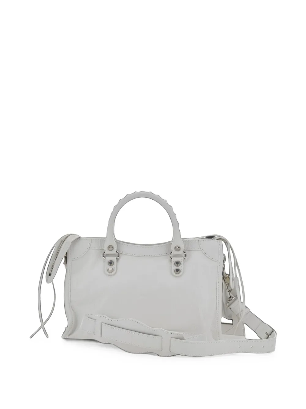 Balenciaga Le City leren shopper Wit