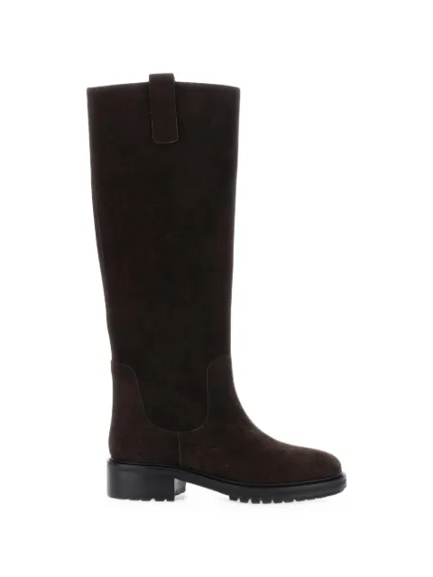 Aeyde suede knee-high boots