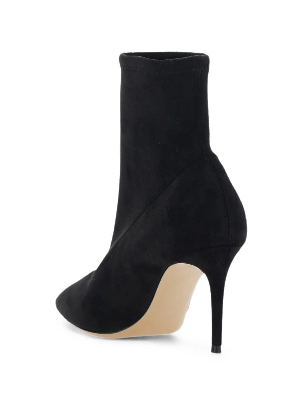 Casadei pointed-toe stiletto-heel ankle boots Zwart